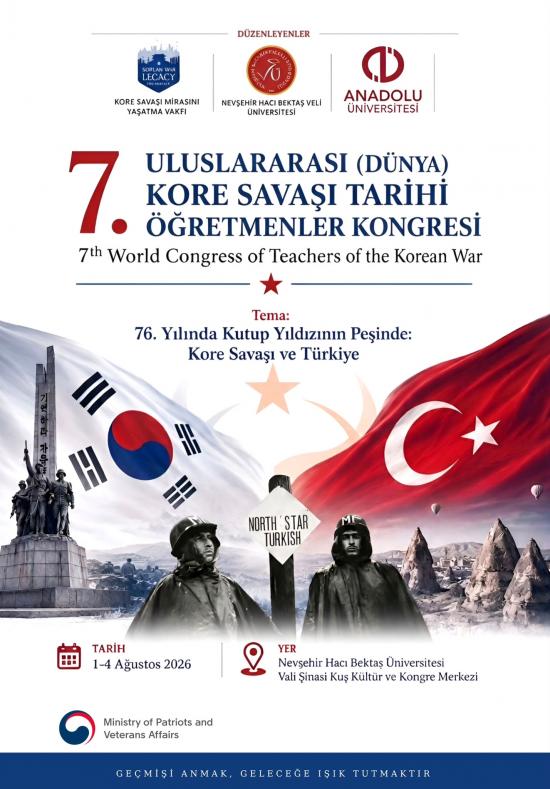 7. Uluslararası (Dünya) Kore Savaşı Tarihi Öğretmenler Kongresi